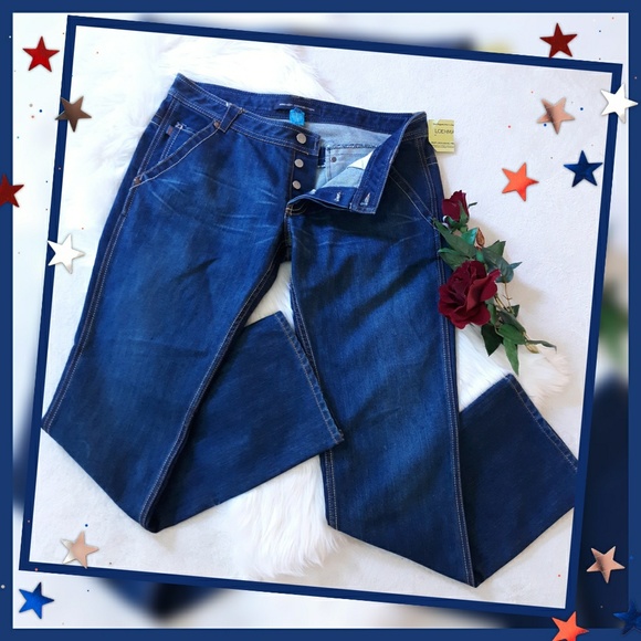 NWD French Connection Western Blue Jeans - Picture 1 of 8